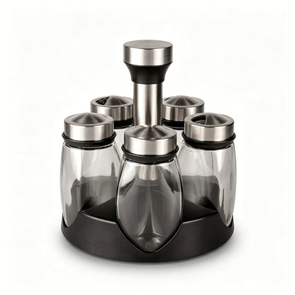 Charles Five-Piece Rotating Spice Set
