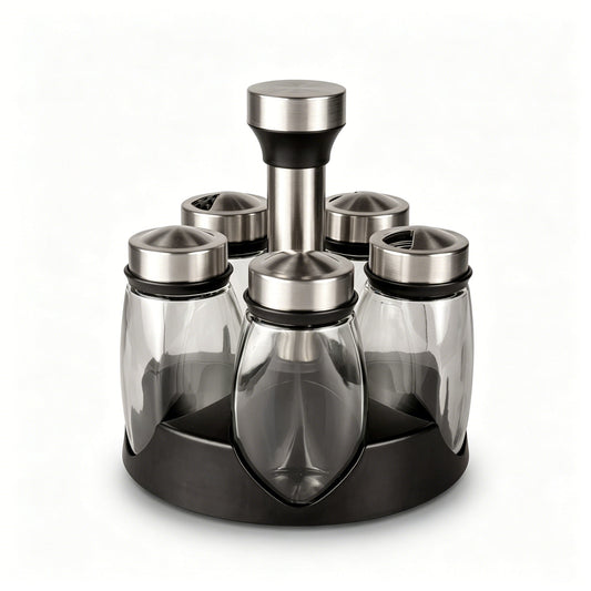 Charles Five-Piece Rotating Spice Set