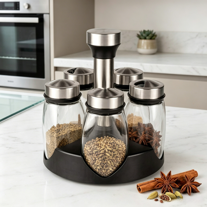 Charles Five-Piece Rotating Spice Set