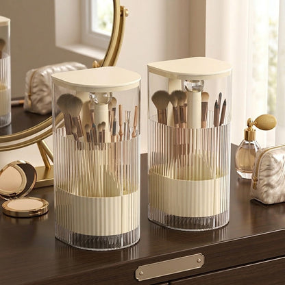 Pop-Up Dustproof Makeup Brush Organizer