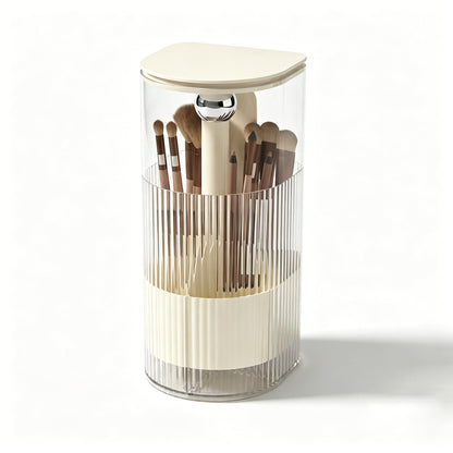 Pop-Up Dustproof Makeup Brush Organizer