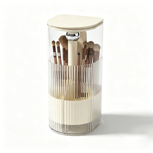 Pop-Up Dustproof Makeup Brush Organizer